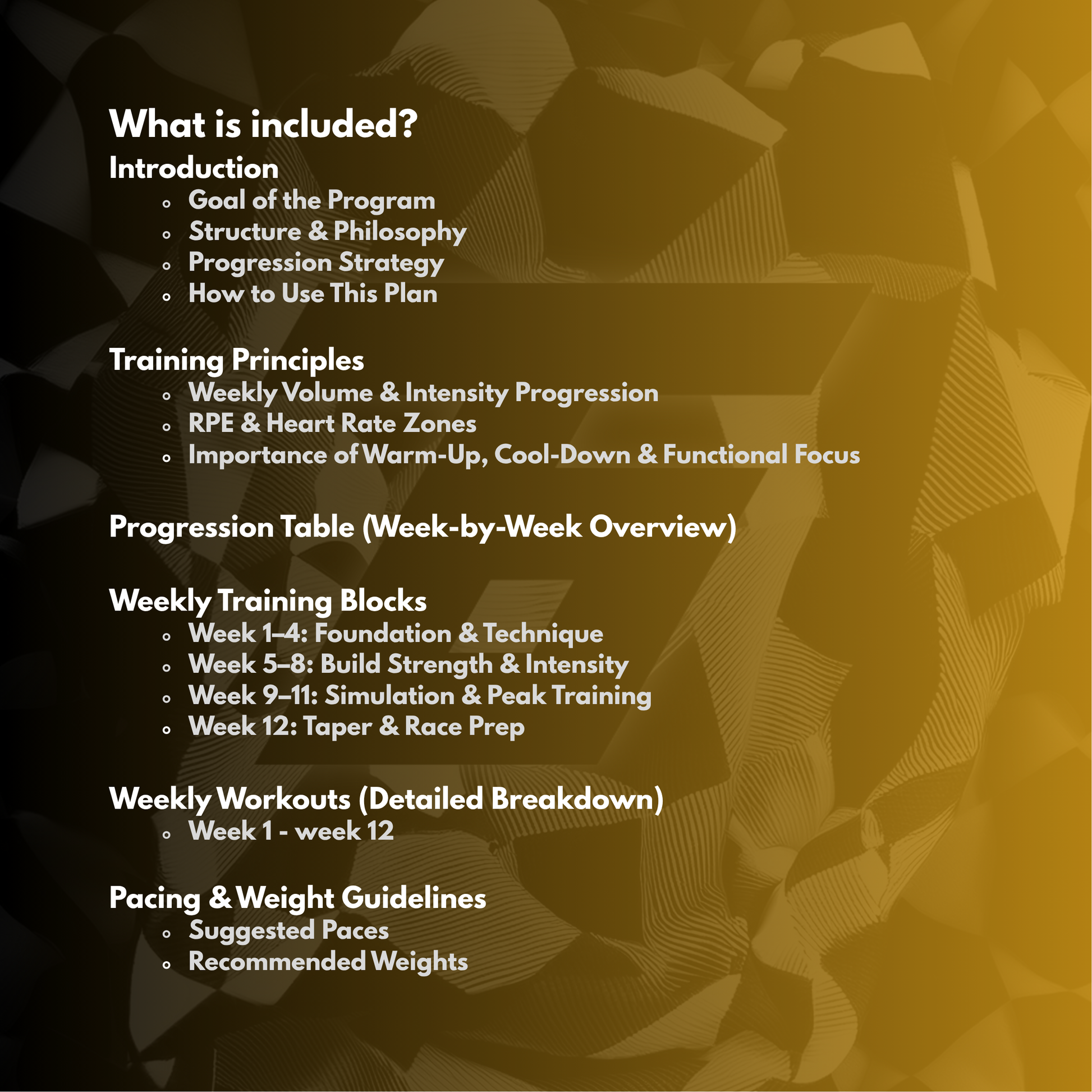12 WEEK PLAN TO HYROX