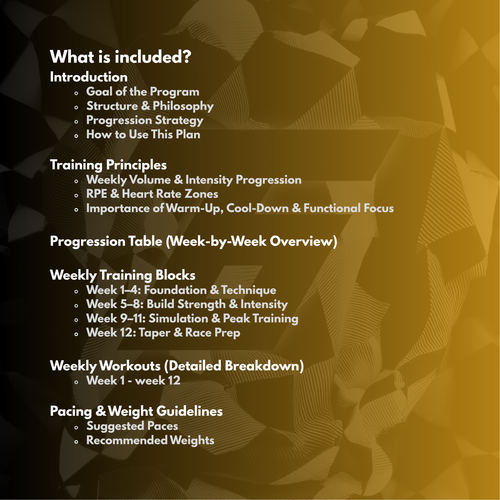 12 WEEK PLAN TO HYROX